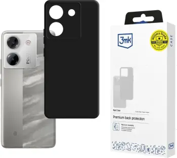 Mbështjellës 3mk Matt Case për Xiaomi Poco M7 Pro 5G, i zi