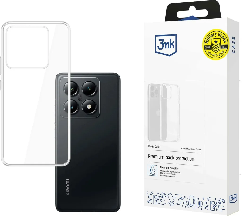 Mbështjellës 3mk Protection për Xiaomi 14T Pro, transparent - 1