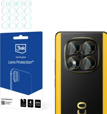 Xham mbrojtës kamerës 3mk Protection për Xiaomi Poco X7, 4 copë