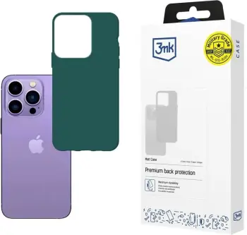 Maskë mbrojtëse 3MK Matt Case për Apple iPhone 14 Pro Max, TPU, transparente
