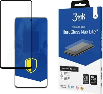 Xham mbrojtës 3MK HardGlass Max Lite për Oppo Find X6 Pro, fullscreen, i zi