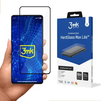 Xham mbrojtës 3mk HardGlass Max Lite për Xiaomi Redmi Note 12, i zi