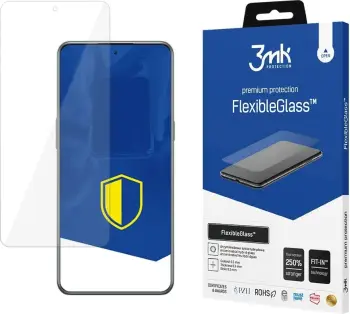 Xham mbrojtës 3MK FlexibleGlass për OnePlus 10T, hibrid, antibakterial, transparent