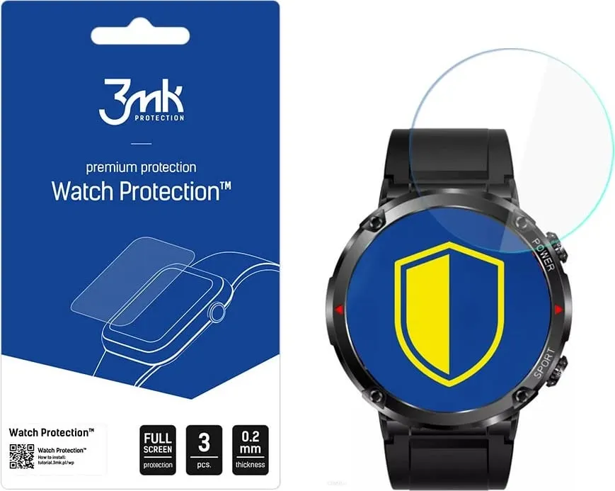 Xham mbrojtës për smartwatch 3mk Protection, Rubicon RNCE96, 3 copë - 1