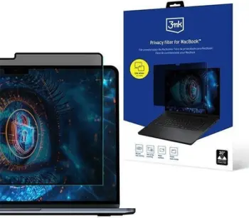 Folie mbrojtëse privatësie 3mk për MacBook Air 15" 2023, magnetike, transparente