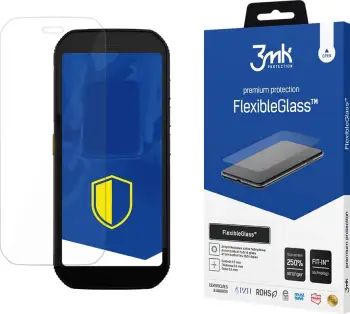 Xham mbrojtës 3MK FlexibleGlass për CAT S42 H+, transparend