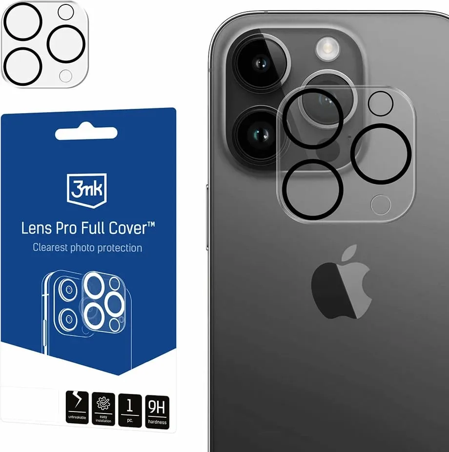 Mbrojtës xhami për kamera 3mk Lens Pro Full Cover për iPhone 11 Pro/11 Pro Max - 1