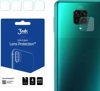 Mbështjellës për kamera Xiaomi Redmi Note 9 Pro 3mk Lens Protection, 4 copë, Transparent