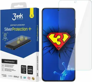 Folie mbrojtëse 3MK Silver Protect+, për Samsung Galaxy S23 S911, antimikrobiale, instalim me lagie, transparente