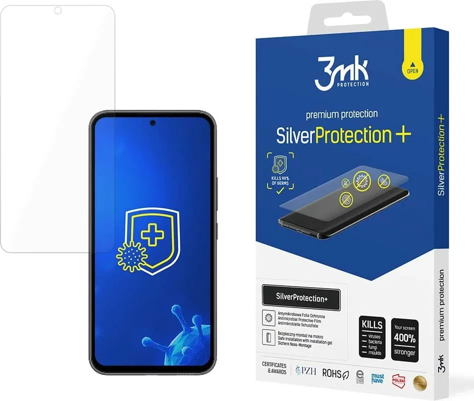 Mbrojtës ekrani 3mk Silver Protection+ për Samsung Galaxy A54 5G, Transparent - 1