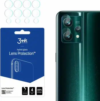 Mbrojtës kamerë 3MK Lens Protect, për Realme 9 Pro+, set 4 copë, transparent