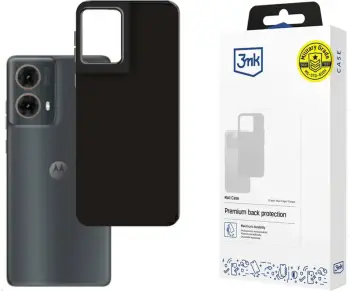 Maskë mbrojtëse 3MK Matt Case për Moto G85, e hollë, përfundim mat, e zezë
