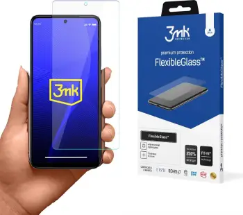 Xham mbrojtës 3MK FlexibleGlass për Xiaomi Redmi Note 12s, hibrid, transparnet