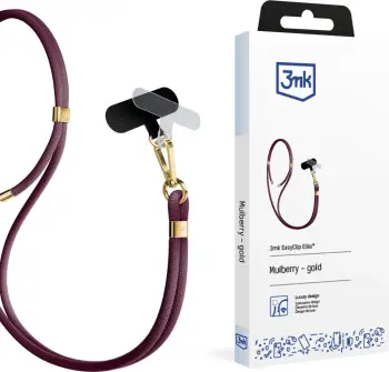 Litar për celular 3mk EasyClip Elite, burgundy