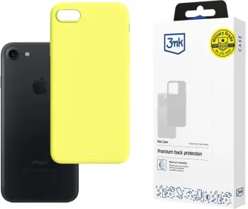 Mbështjellës 3mk Matt Case për iPhone 7/8/SE 2020/SE 2022, e verdhë