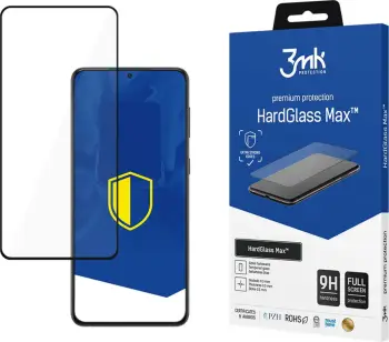 Xham mbrojtës 3mk HardGlass Max për Samsung Galaxy S22 5G, 9H, Full Screen