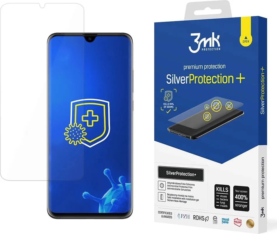 Fletë mbrojtëse 3mk SilverProtection+ për Huawei P30 Pro, Transparente - 1