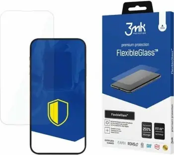 Mbrojtës ekrani 3MK FlexibleGlass për Apple iPhone 14 14 Pro, hibrid ultra i hollë, rezistent ndaj gërvishtjeve, transparent