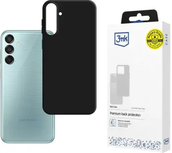 Mbështjellës 3mk Matt Case për Samsung Galaxy M16 5G, Zi