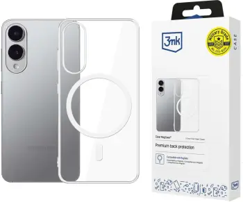 Mbështjellës telefoni 3MK Armor MagCase, për Samsung Galaxy S25 FE, transparent