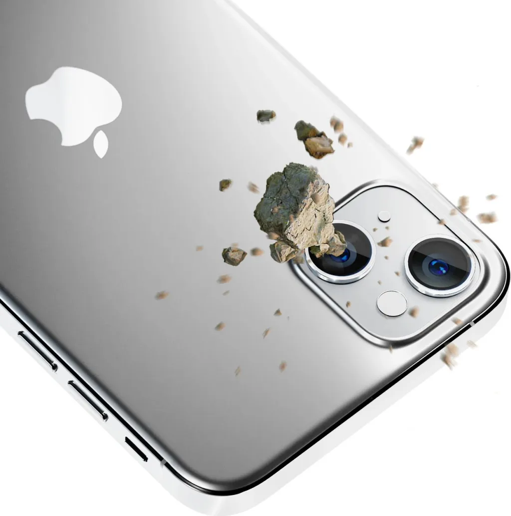 Mbrojtës kamerë 3MK Apple iPhone 14 Lens Protection Pro, xham 9H, transparent - 3