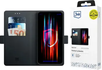 Mbështjellës 3mk Wallet Case për Xiaomi Redmi 14C / Xiaomi Redmi A4 5G, i zi