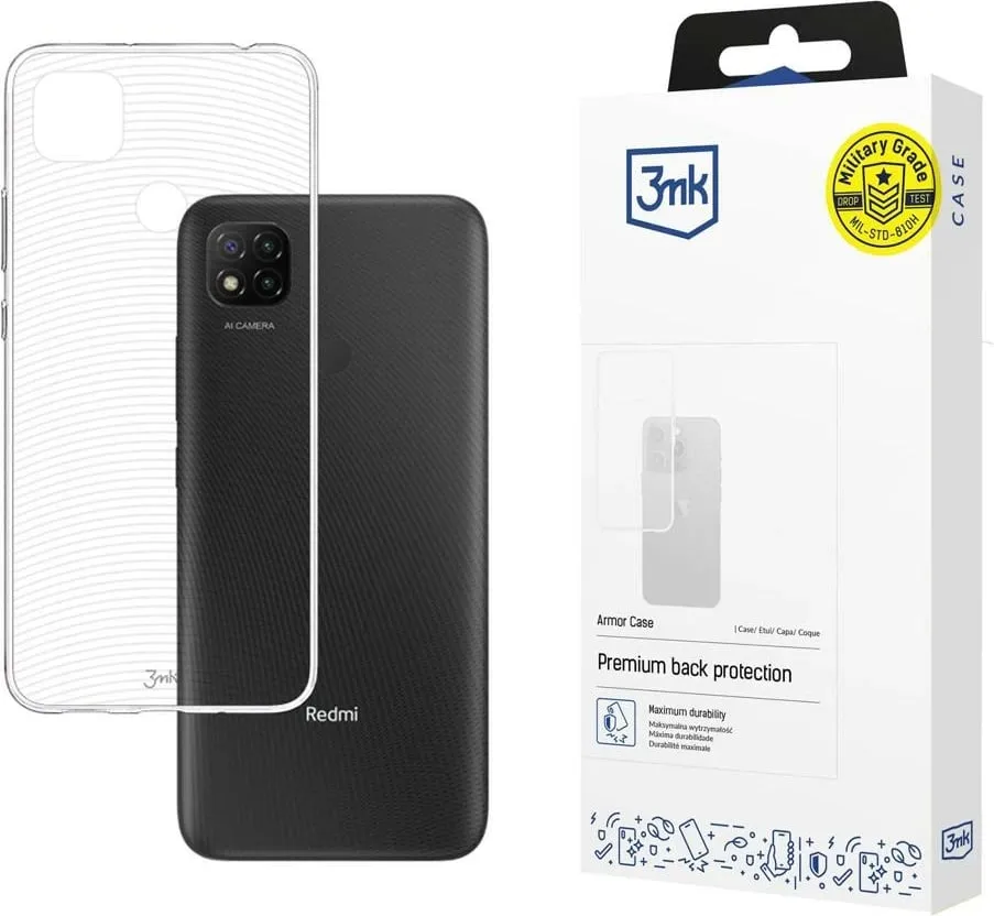 Mbrojtëse e pasme 3MK Armor për Xiaomi Redmi 9C, e tejdukshme - 1