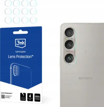 Mbrojtës lente 3MK për Sony Xperia 1 VI, set 4 copë, transparent