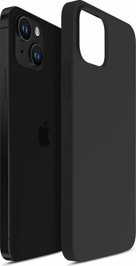 Mbulesë silikoni 3MK për Apple iPhone 15 Plus, rezistente ndaj rënieve, veti kundër rrëshqitjes, e zezë - 6