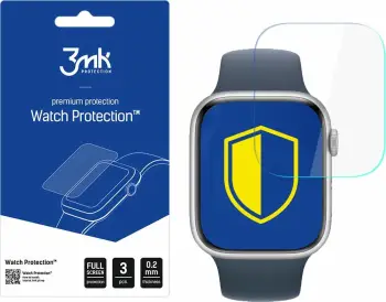 Folie mbrojtëse 3mk Watch Protection Arc për Apple Watch 9, 45mm, transparente