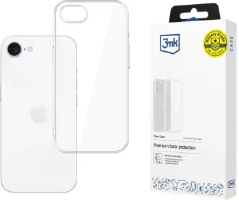 Maskë telefoni 3MK Clear Case për iPhone SE 4, TPU fleksibël, transparente