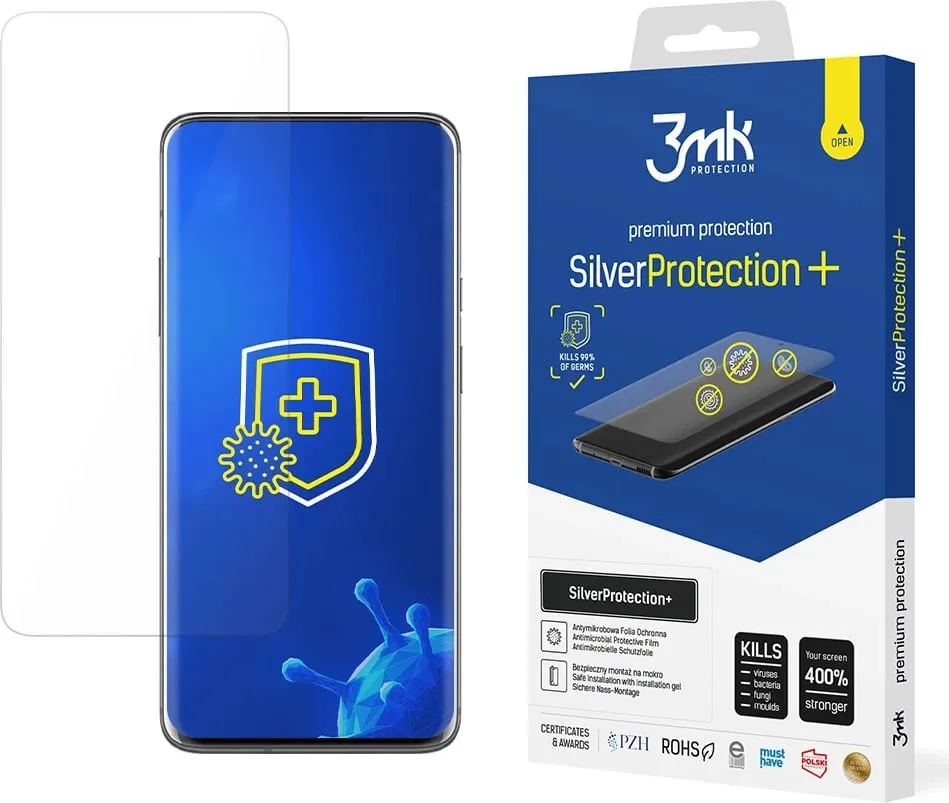 Folje mbrojtëse 3mk SilverProtection+ për OnePlus 7 Pro, Transparente - 1