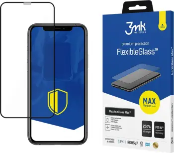 Xham hibrid mbrojtës për ekran, 3mk Protection FlexibleGlass Max, për iPhone X