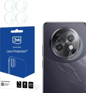 Xham mbrojtës kamerës 3mk Protection për Realme 13+ 5G, set 4 copë