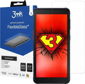 Mbrojtës ekrani 3MK FlexibleGlass për Samsung Galaxy Xcover 5, xham hibrid, transparent