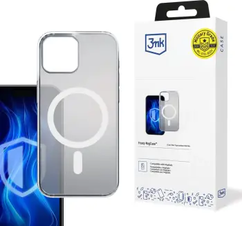 Mbështjellës 3mk Frosty MagCase për iPhone 13, Bardhë