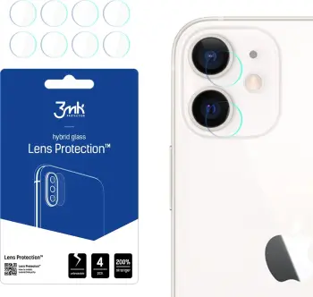 Xham mbrojtës për kamerë 3MK për iPhone 12, 4 copë