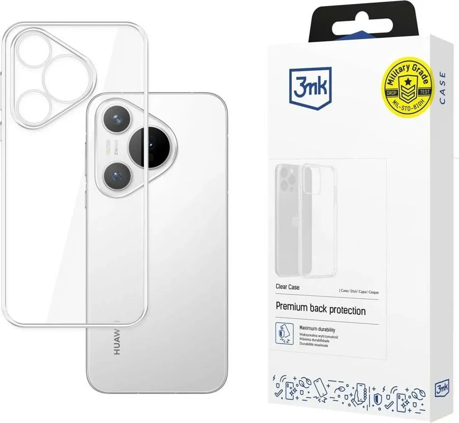 Mbështjellës 3mk Clear Case për Huawei Pura 70, transparent - 1