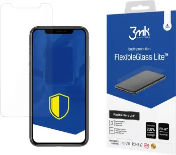 Xham hibrid mbrojtës për ekran, 3mk Protection FlexibleGlass Lite për iPhone XS, Transparent