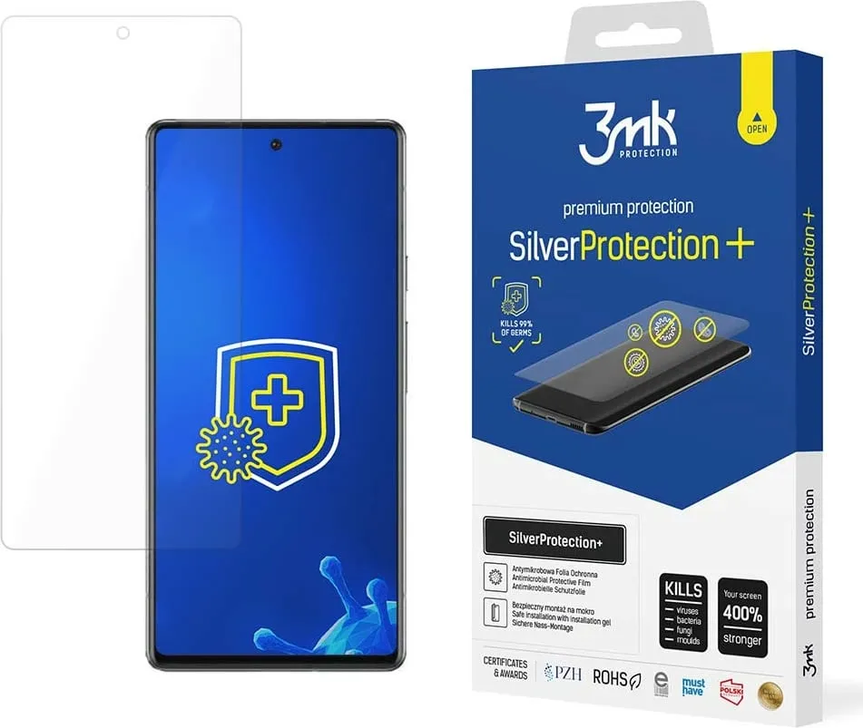 Folie mbrojtëse 3MK SilverProtection+, për Google Pixel 6a, antibakteriale, transparente - 1