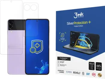 Folie mbrojtëse 3MK Silver Protect+ për Samsung Galaxy Z Flip 3 5G, antibakteriale, instalim me xhel të lagësht, transparente