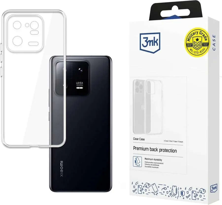 Mbështjellës 3mk Protection Clear Case për Xiaomi 13 Pro, Transparent - 1