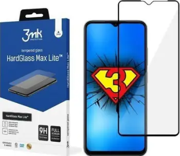 Xham mbrojtës 3MK HardGlass Max Lite, për Xiaomi Redmi Note 11R, 6.58", i zi