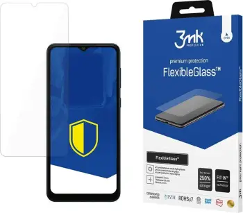 Mbrojtës ekrani 3MK FlexibleGlass për Samsung Galaxy A04, xham hibrid, antibakterial, transparent