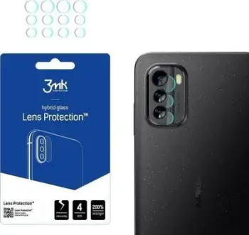 Mbrojtës xhami për kamerë 3MK Lens Protect Nokia G60 5G, xham hibrid, set 4 copë, transparent