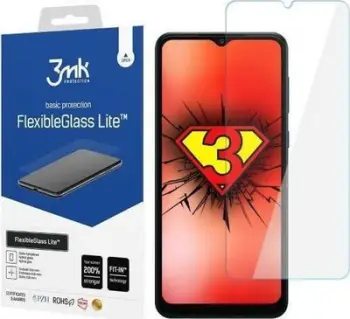 Mbrojtës ekrani 3MK FlexibleGlass Lite për Samsung Galaxy A04, xham hibrid 0.16mm, transparent