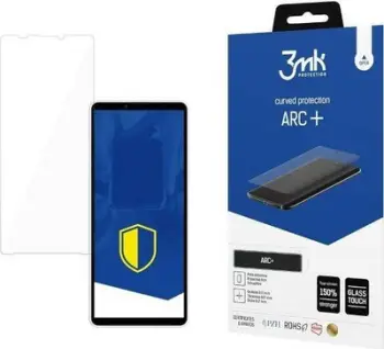 Folie mbrojtëse ekrani 3MK ARC+, Sony Xperia 10 V, Fullscreen, transparente