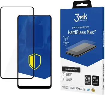 Xham mbrojtës 3MK HardGlass Max për Xiaomi Redmi Note 12 Pro Pro Plus, Fullscreen, i zi