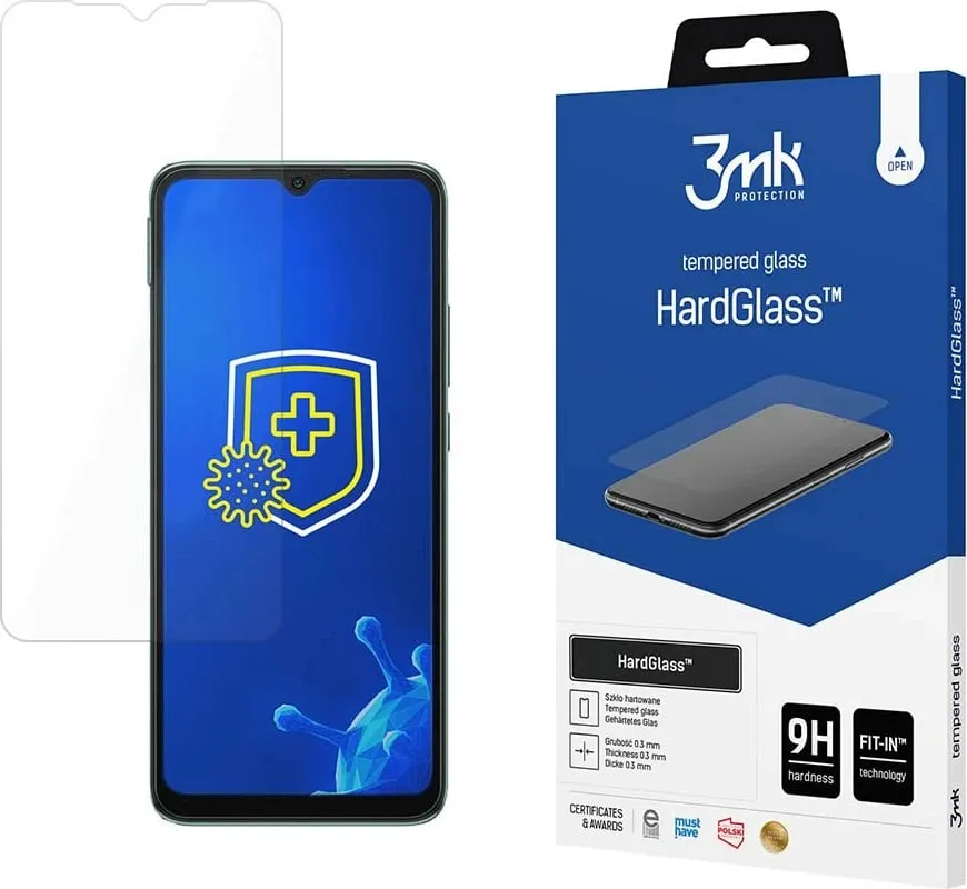 Xham mbrojtës 3mk HardGlass për Xiaomi Redmi 10C, Transparent - 1