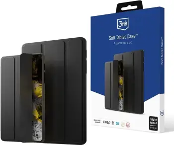 Kuti mbrojtëse tablet 3MK për Apple iPad Air 4 5, 12", Soft Case, e zezë